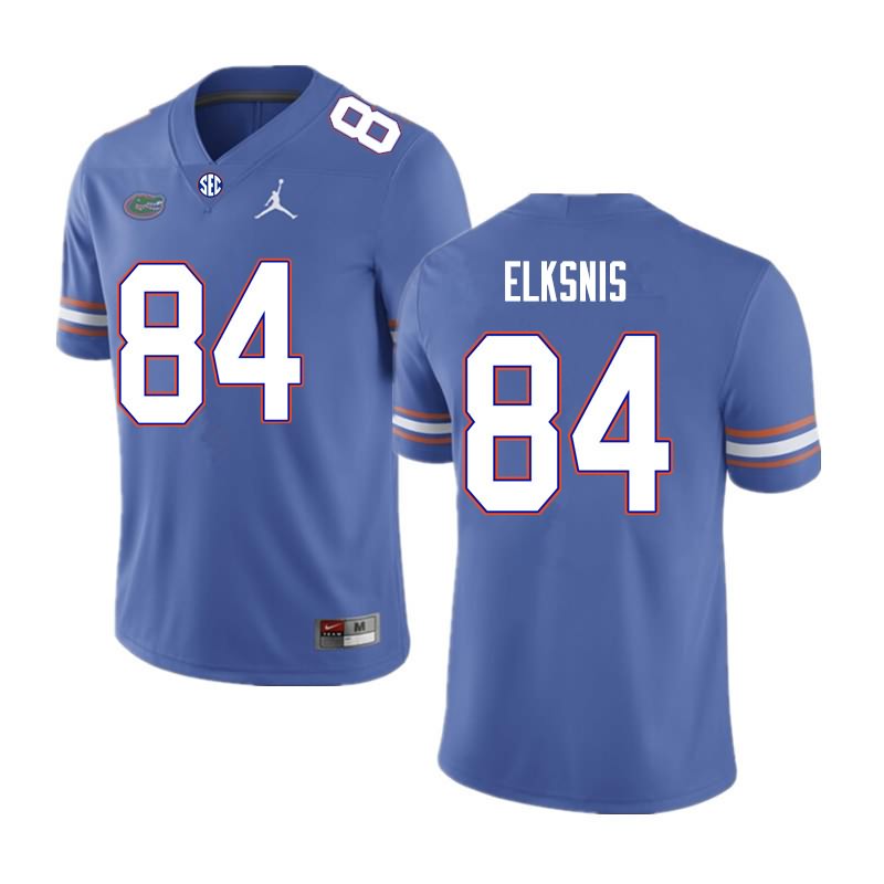 Men's NCAA Florida Gators Nick Elksnis #84 Stitched Authentic Nike Royal College Football Jersey UFP6065EL